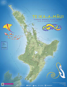 Maps of Te Waipounamu and Te Ika-a-Māui - second edition 2023 | Toitū